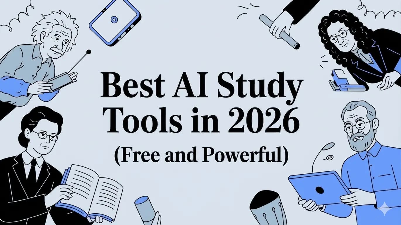 Student comparing AI study tools on a laptop